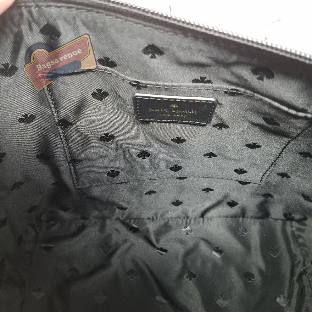 #bagsavenue ina greta satchel crossbody black neda wallet grey Kate Spade - Picture 11 of 16